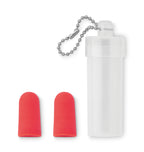 BUDS TO GO – Earplug set in plastic tube – Red