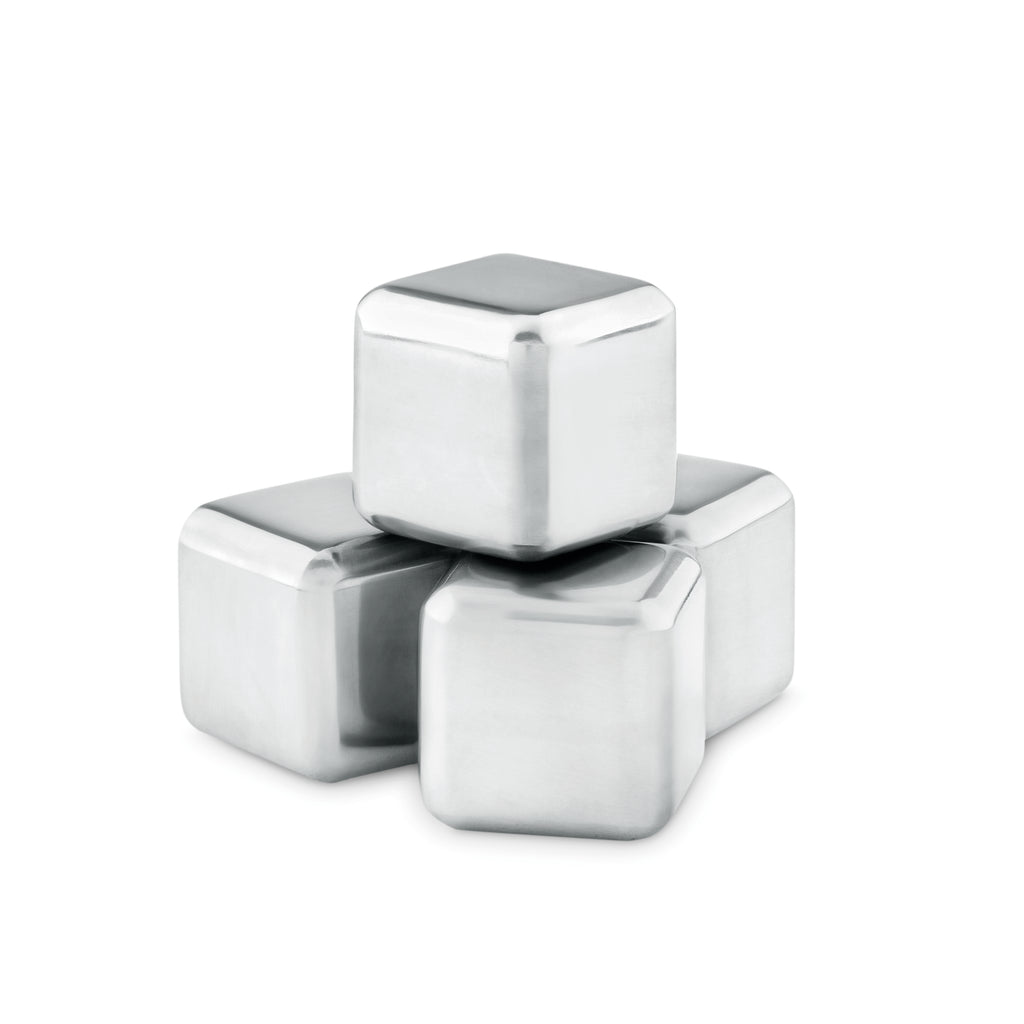 ICY – Set of 4 SS ice cubes in pouch – item picture back