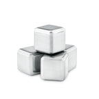 ICY – Set of 4 SS ice cubes in pouch – item picture back