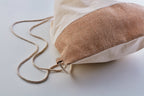 INDIA – Drawstring bag w/ jute details – item picture side