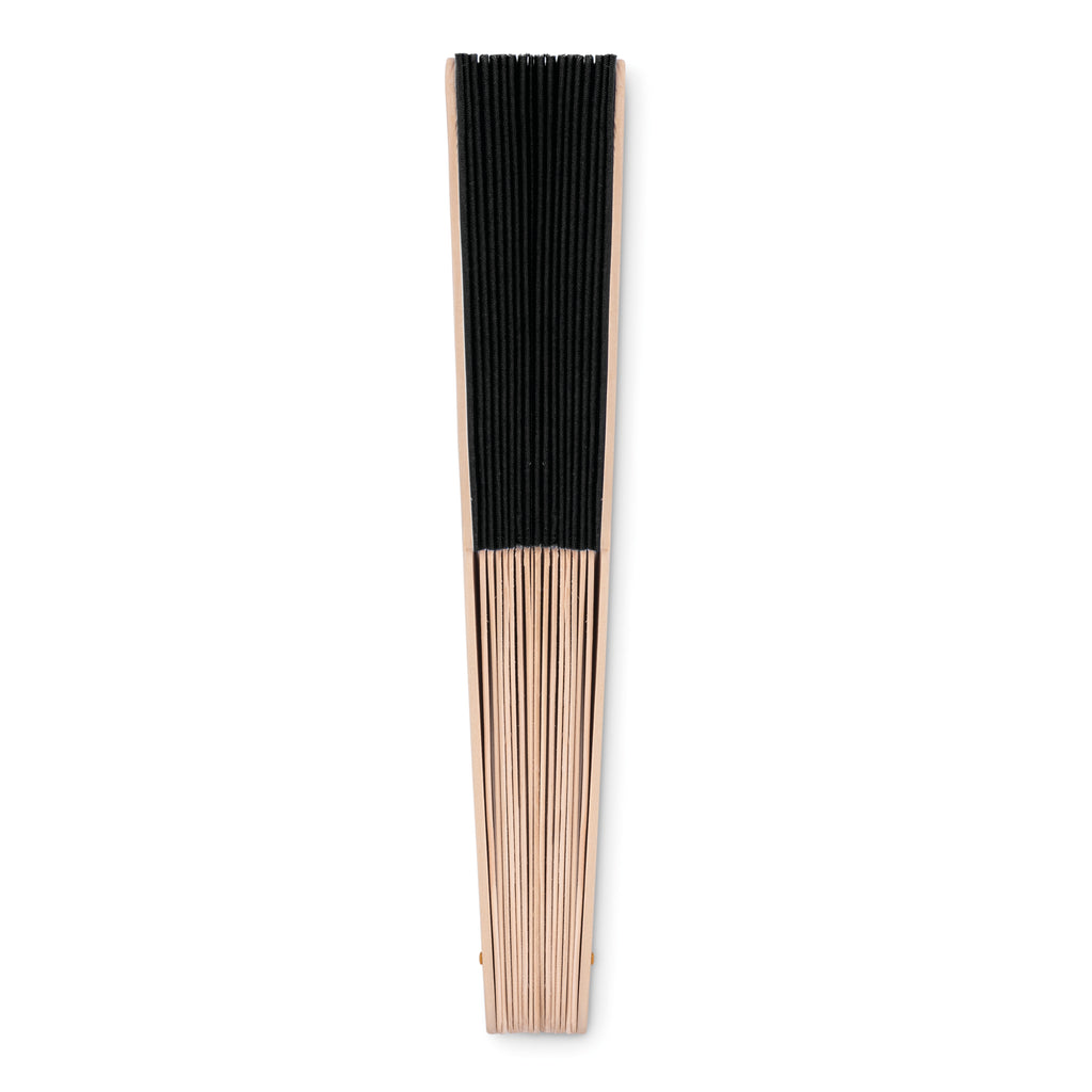 FANNY WOOD – Manual hand fan wood – item picture back