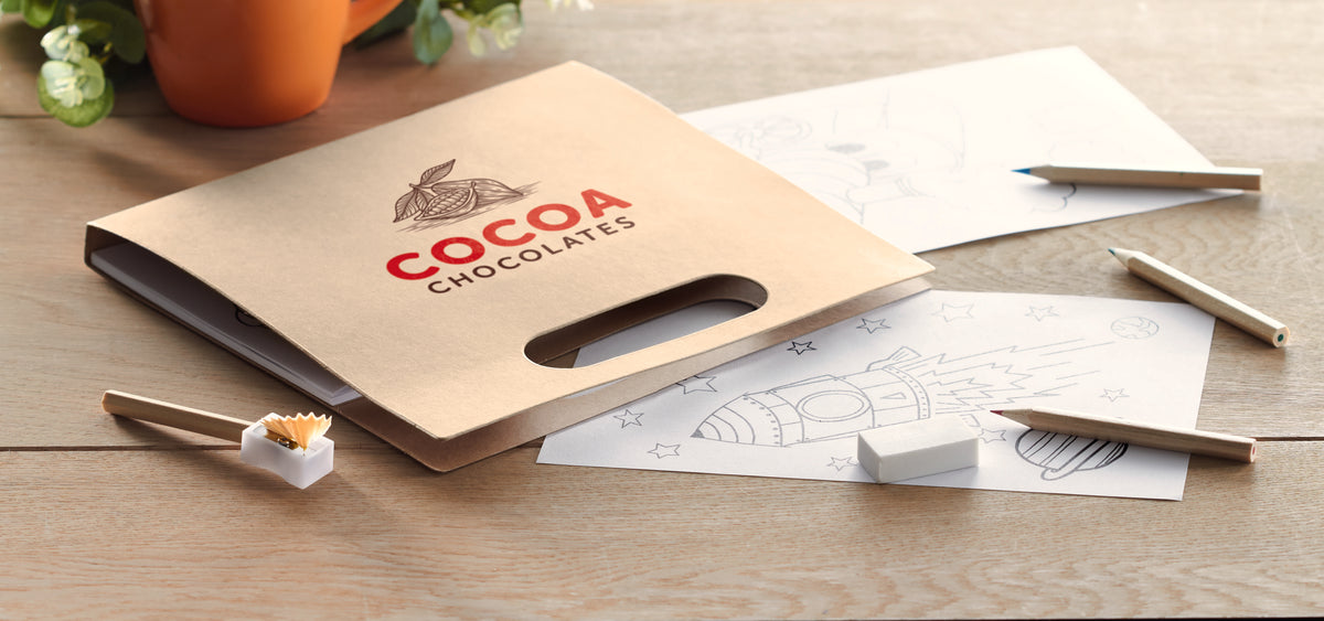 FOLDER2 GO – Colouring set with 6 pencils – item picture printed