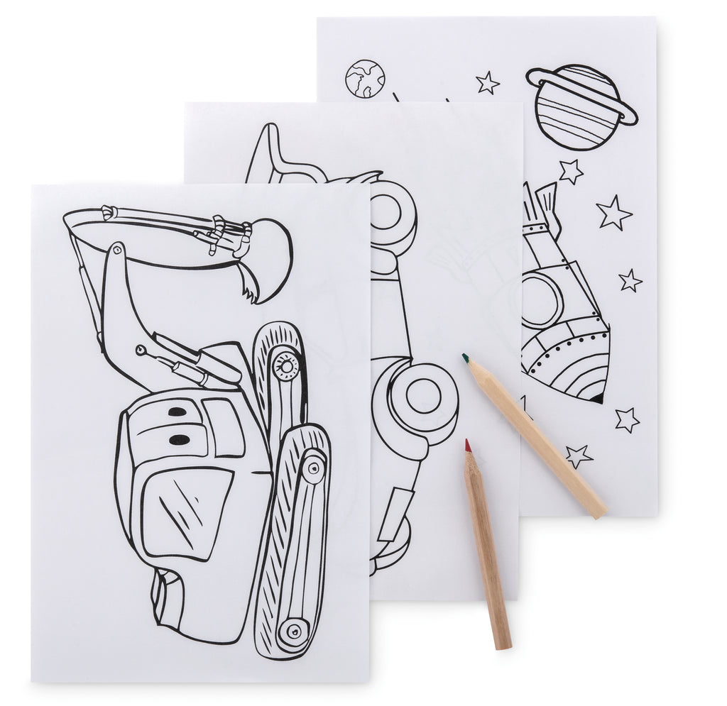 FOLDER2 GO – Colouring set with 6 pencils – item picture top