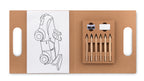 FOLDER2 GO – Colouring set with 6 pencils – Beige