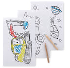 FOLDER2 GO – Colouring set with 6 pencils – item picture open