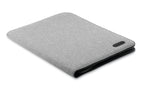 NOTES FOLDER – A4 conference folder zipped – Grey