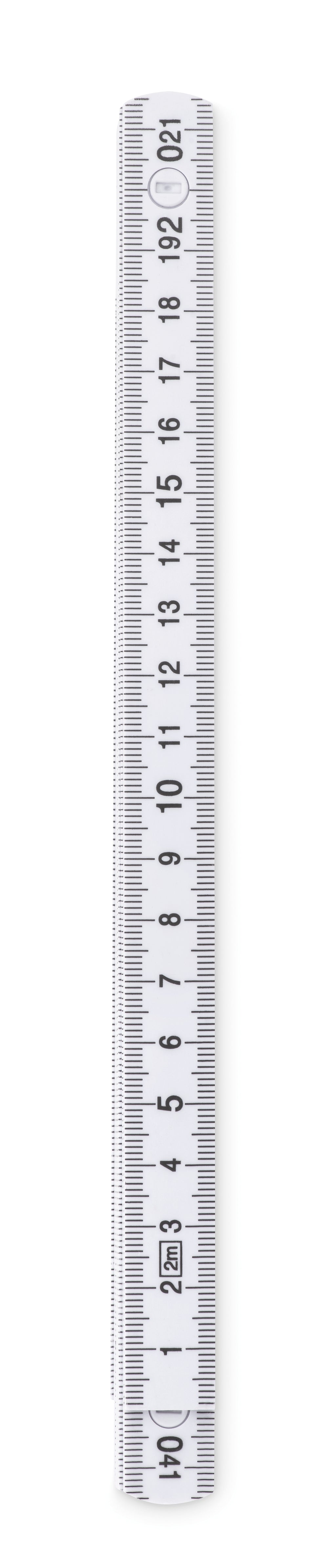 2 METER – Folding ruler 2m – item picture side