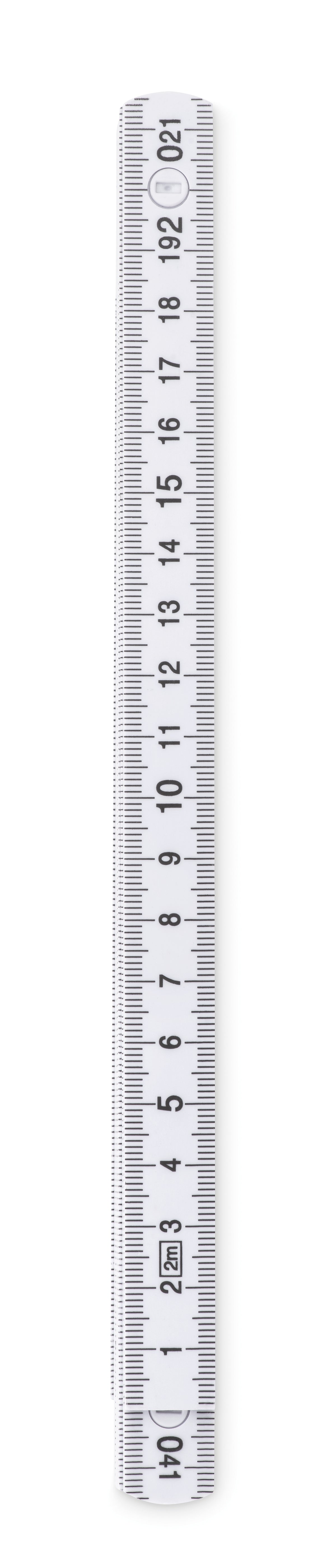 2 METER – Folding ruler 2m – item picture side