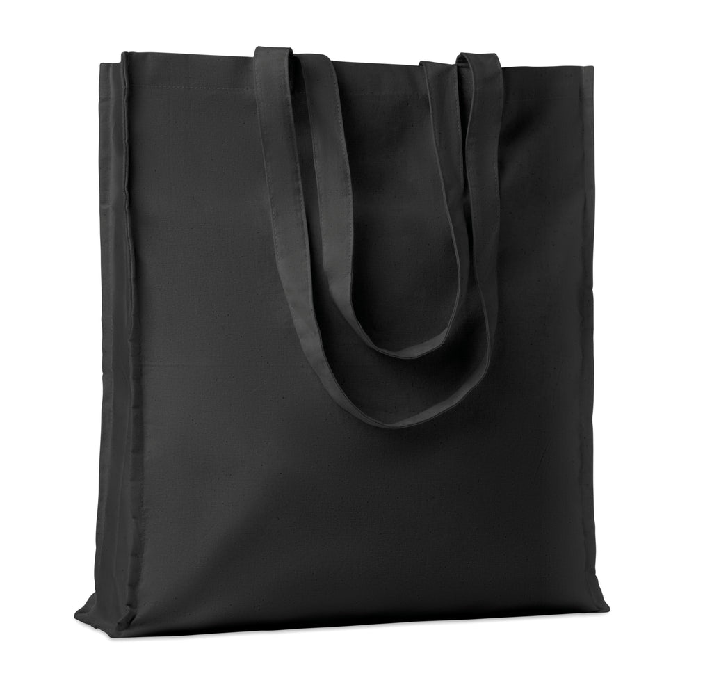 PORTOBELLO – 140gr/m² cotton shopping bag – Black