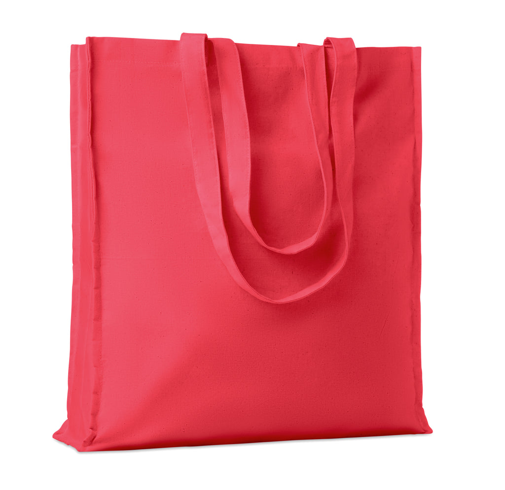 PORTOBELLO – 140gr/m² cotton shopping bag – Red