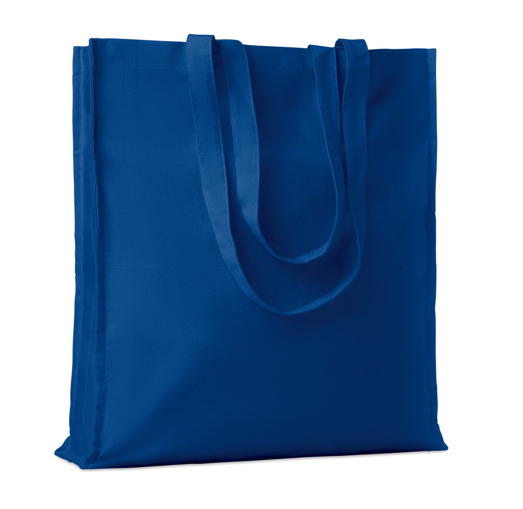 PORTOBELLO – 140gr/m² cotton shopping bag – Royal Blue