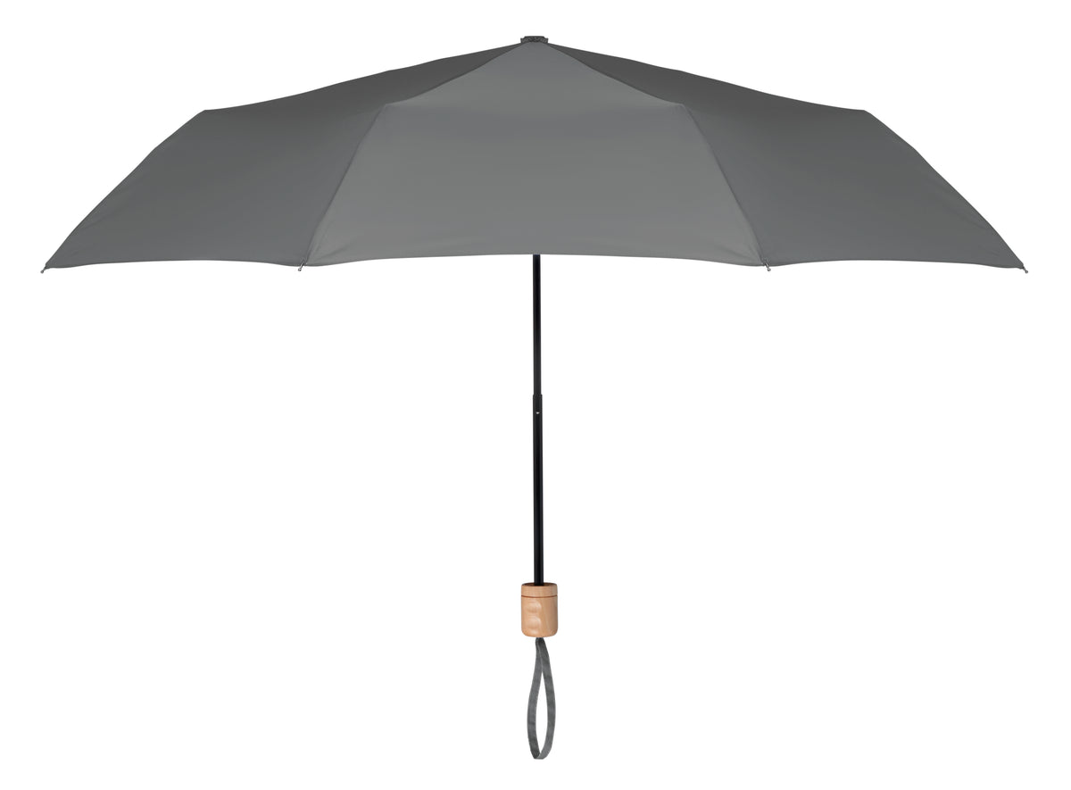 TRALEE – 21 inch RPET foldable umbrella – Grey
