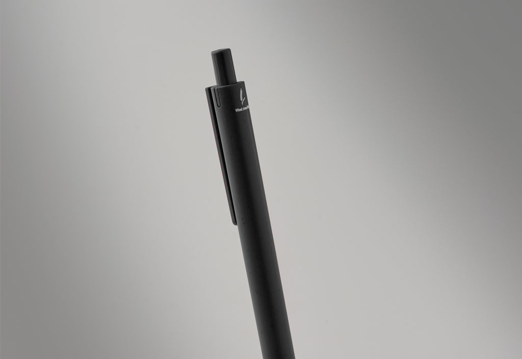 PECAS – Wheat Straw/ABS push type pen – item picture side