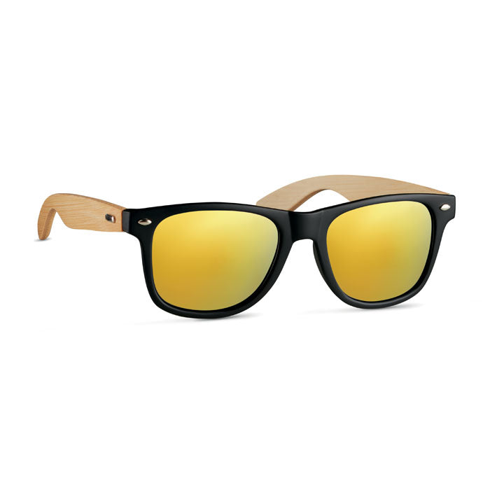 CALIFORNIA TOUCH – Sunglasses with bamboo arms – Yellow