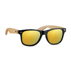 CALIFORNIA TOUCH – Sunglasses with bamboo arms – Yellow