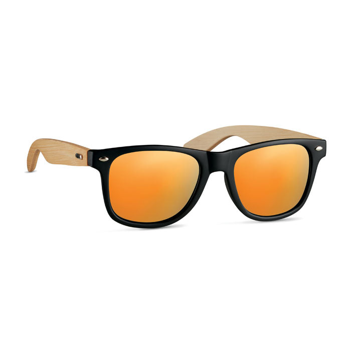 CALIFORNIA TOUCH – Sunglasses with bamboo arms – Orange