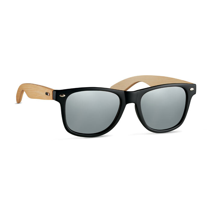 CALIFORNIA TOUCH – Sunglasses with bamboo arms – Shiny Silver
