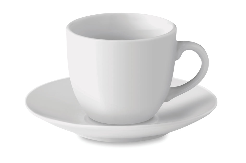 ESPRESSO – Espresso cup and saucer 80 ml – White