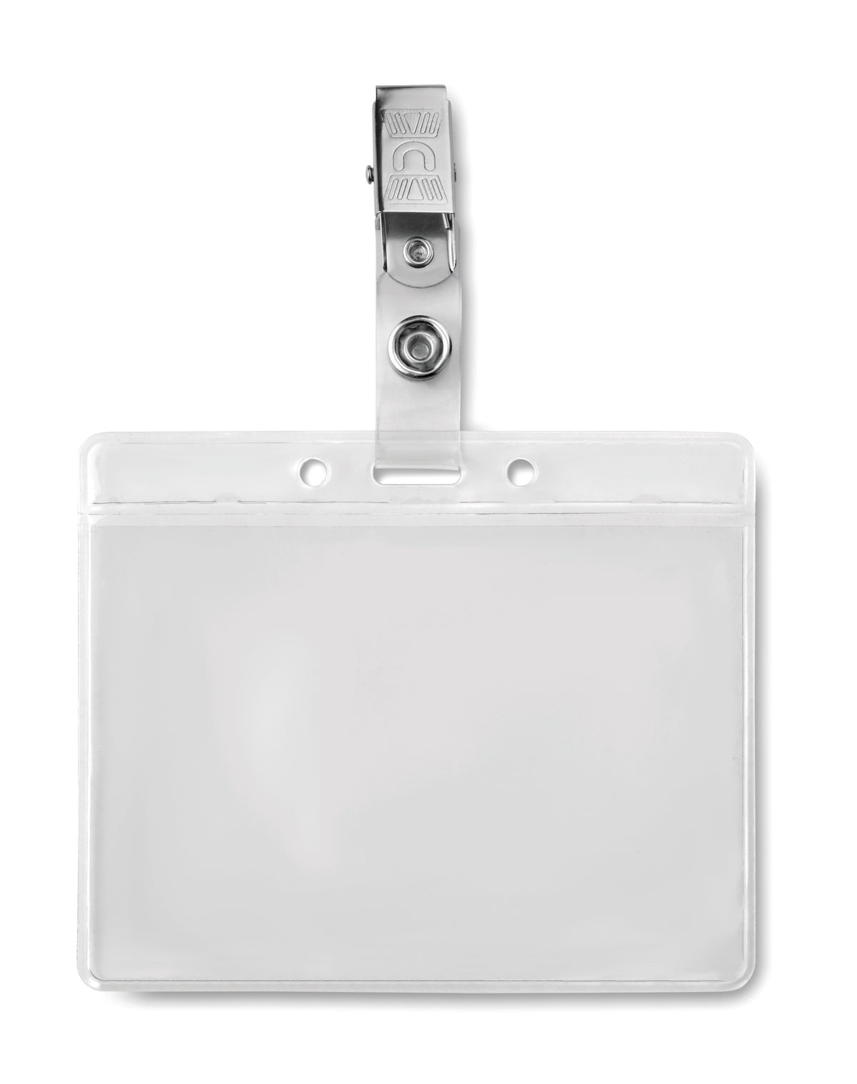 CLIPBADGE – PVC badge holder – Transparent