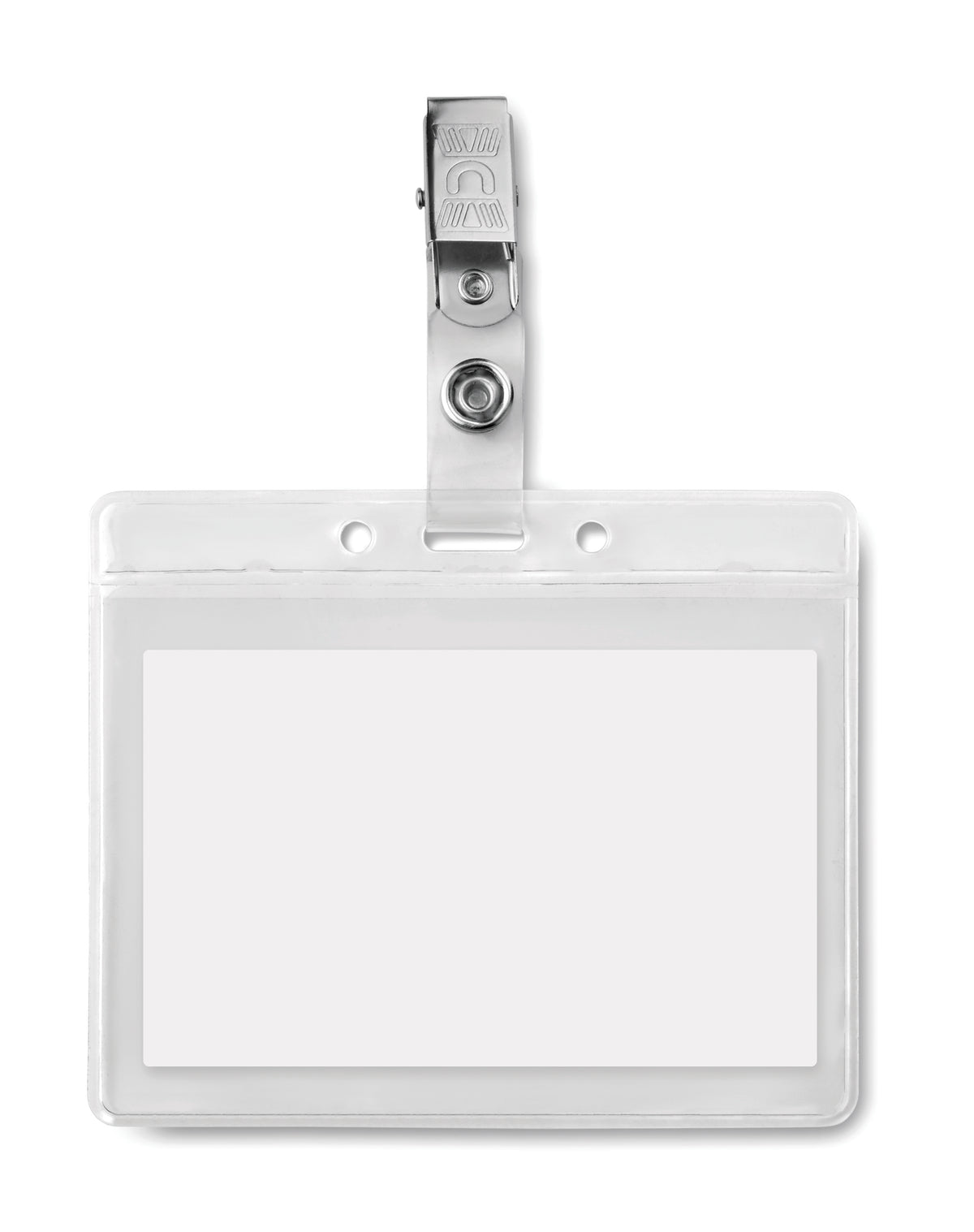 CLIPBADGE – PVC badge holder – item picture back
