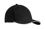 TEKAPO – 6 panel baseball cap 270 gr/m – White/Black