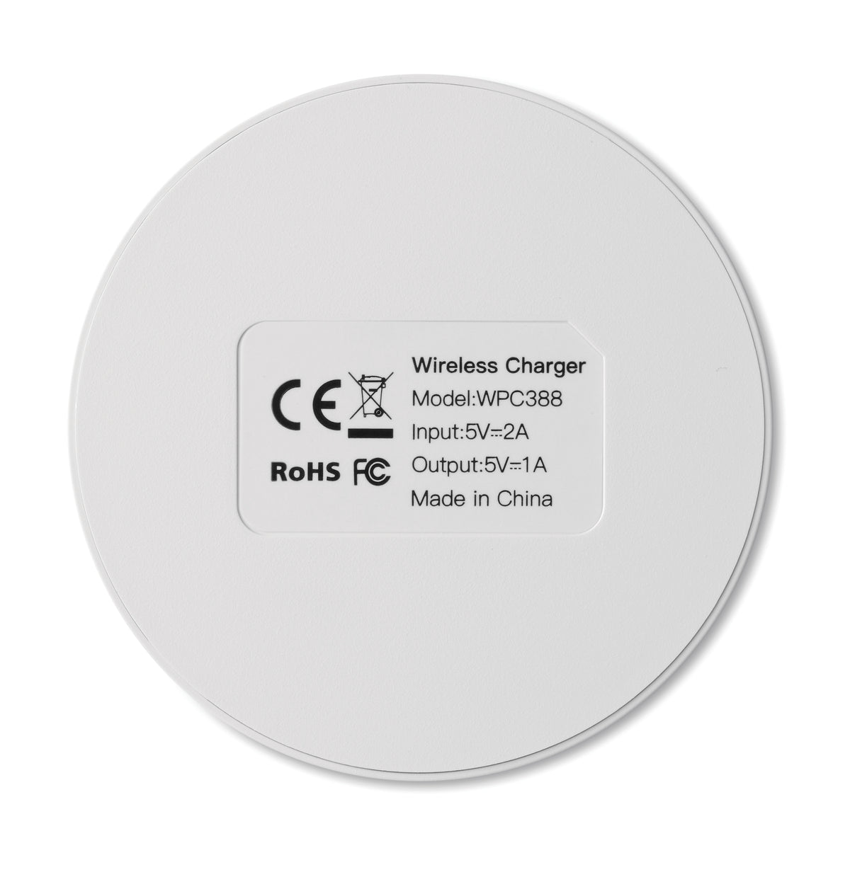 FLAKE CHARGER – Wireless charger 5W – item picture back