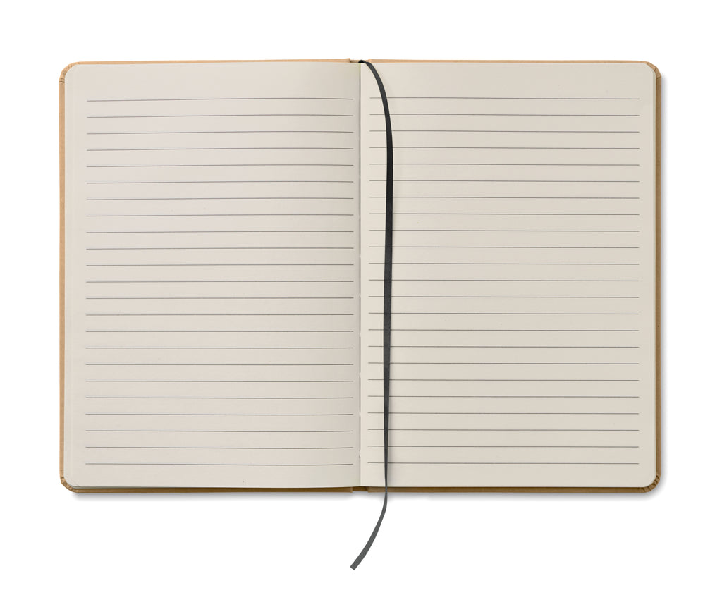 EVERWRITE – A5 recycled notebook 80 lined – item picture open