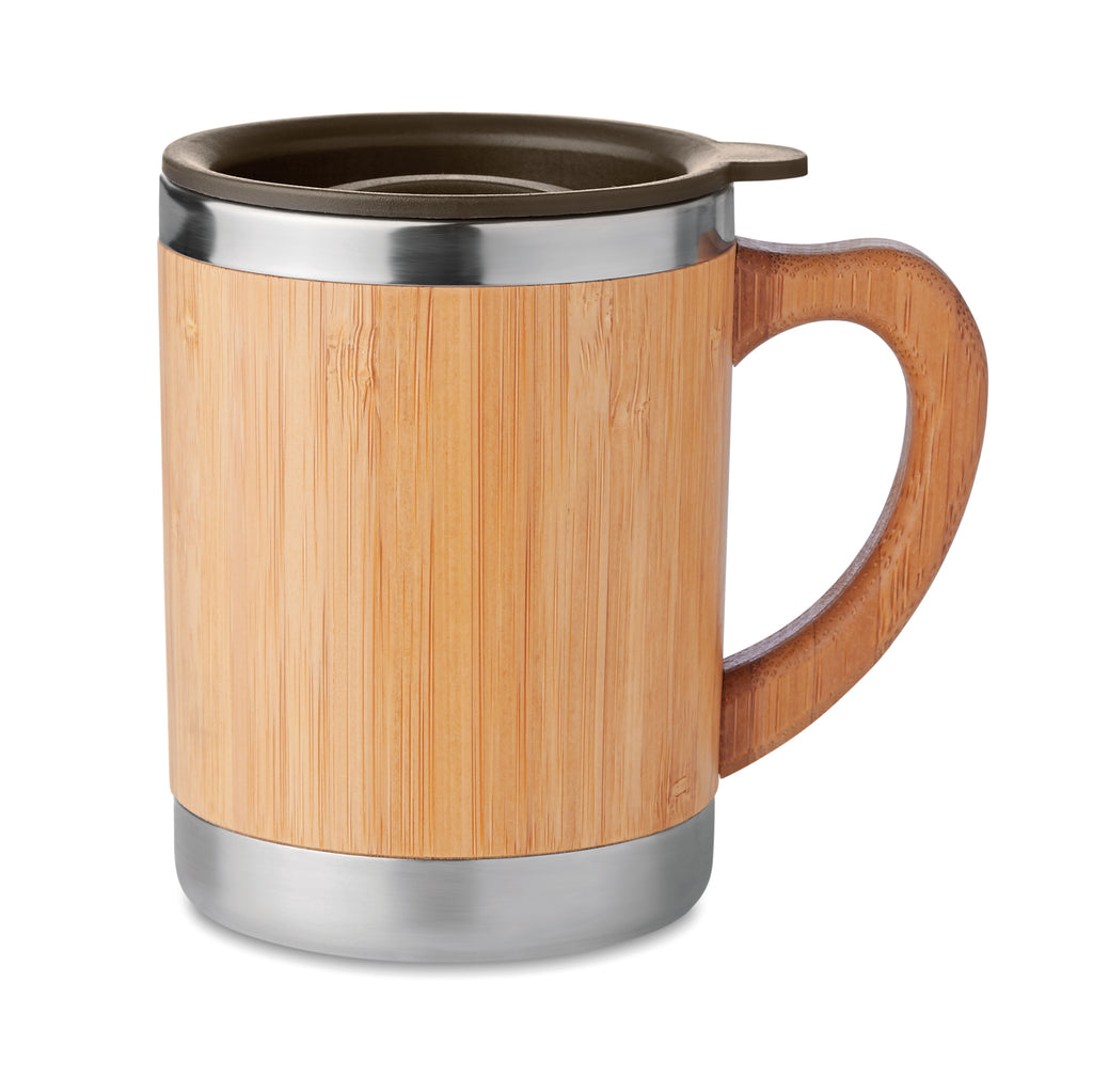 MOKKA – Double wall mug 300ml – Wood