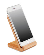 WIRESTAND – Bamboo wireless charge stand5W – item picture top