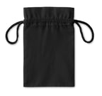 TASKE SMALL – Small Cotton draw cord bag – item picture open