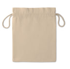 TASKE MEDIUM – Medium Cotton draw cord bag – item picture open