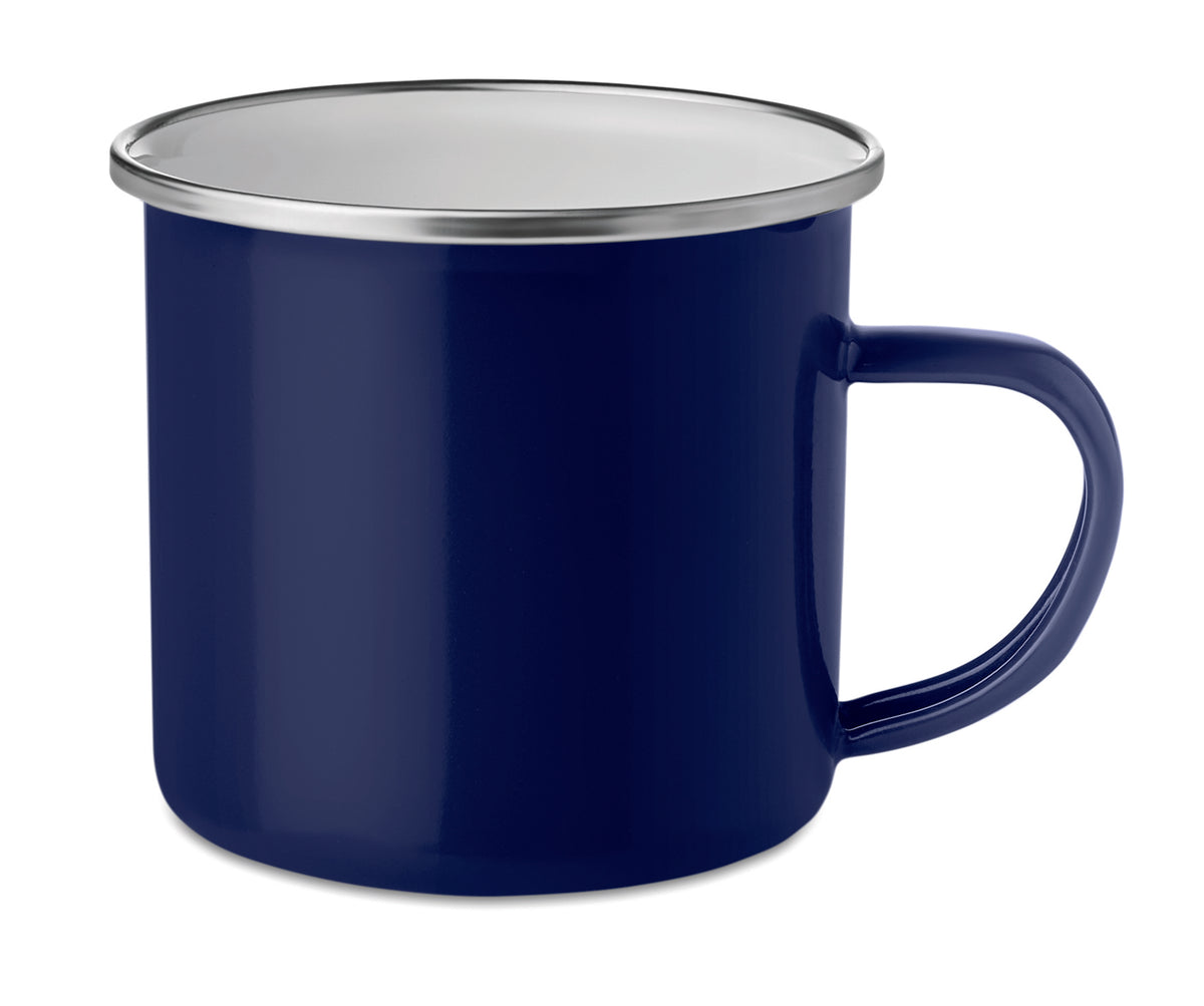 PLATEADO – Metal mug with enamel layer – Blue