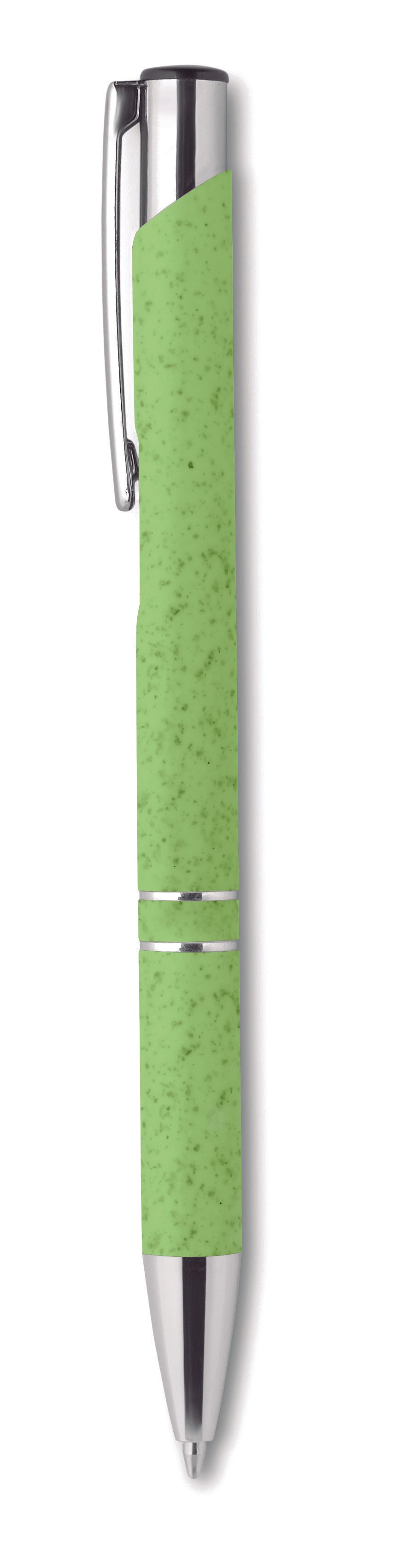 BERN PECAS – Wheat Straw/ABS push type pen – item picture side