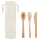 SETBOO – Bamboo cutlery set – item picture top
