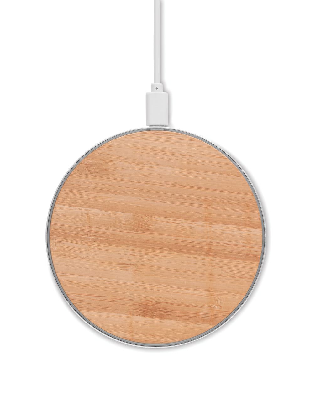 DESPAD – Bamboo wireless charger 10W – item picture top