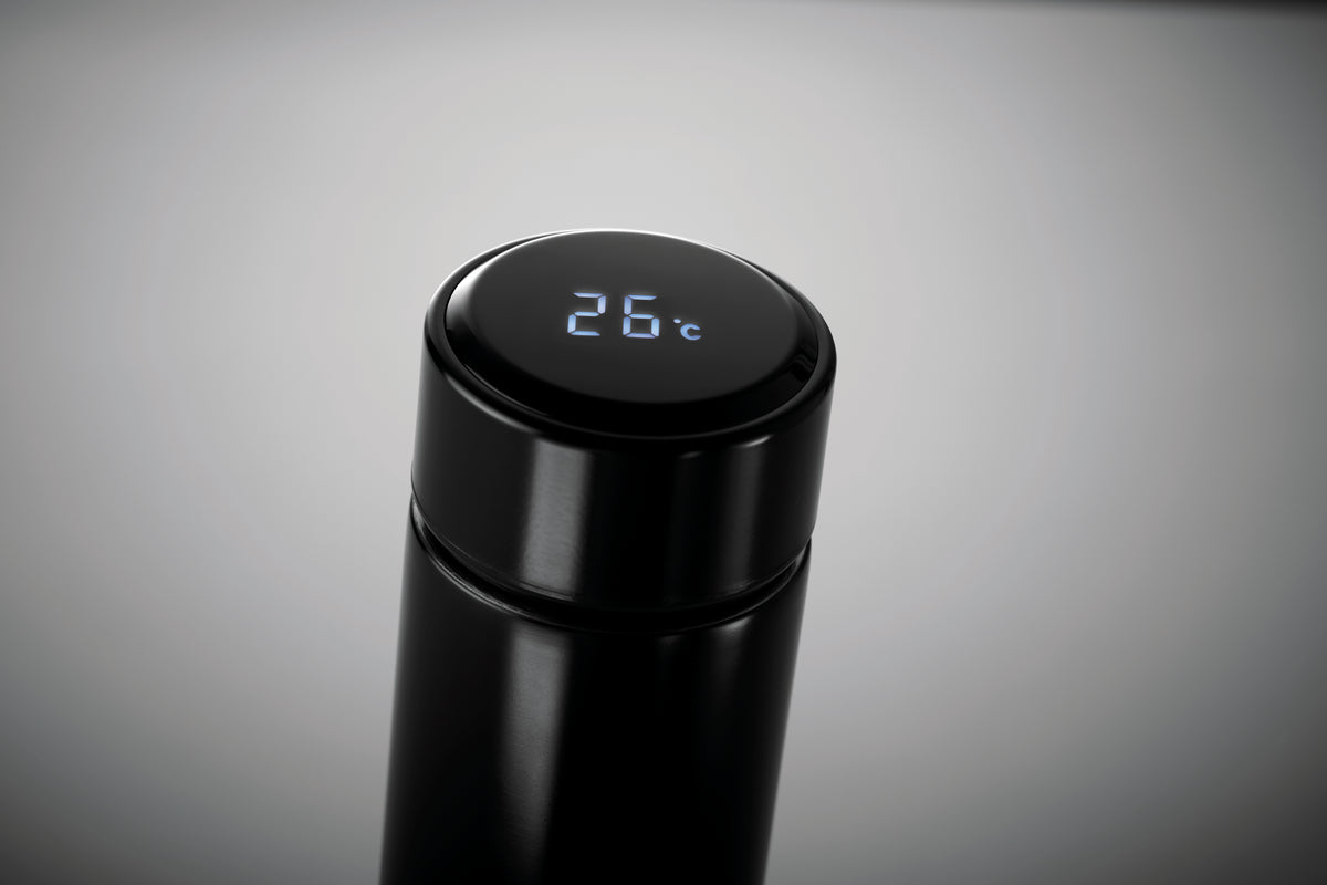 POLE – Bottle with touch thermometer – item picture open
