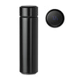 POLE – Bottle with touch thermometer – Black