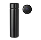 POLE – Bottle with touch thermometer – Black