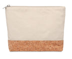 PORTO BAG – Cork & cotton cosmetic bag – Beige