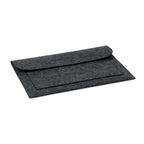 POUCHLO – 15 inch Felt laptop pouch – Stone Grey