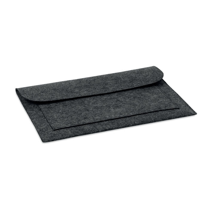 POUCHLO – 15 inch Felt laptop pouch – Stone Grey