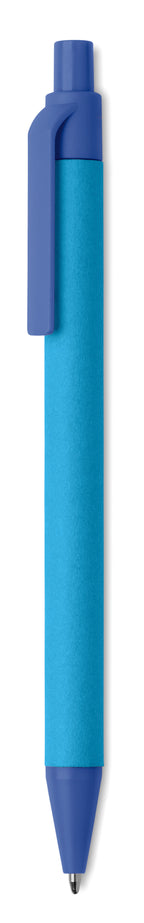 CARTOON COLOURED – Paper/PLA corn ball pen – Blue