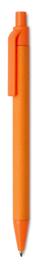 CARTOON COLOURED – Paper/PLA corn ball pen – Orange