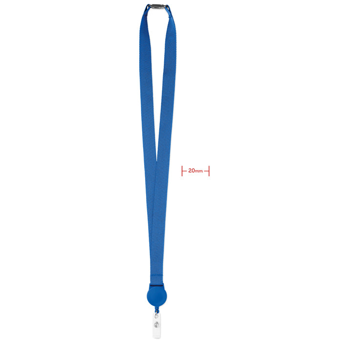 ZIP LANYARD – Lanyard retractable clip – Royal Blue
