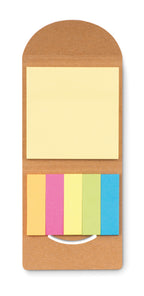 FOLDCORK – Cork sticky note memo pad – item picture back