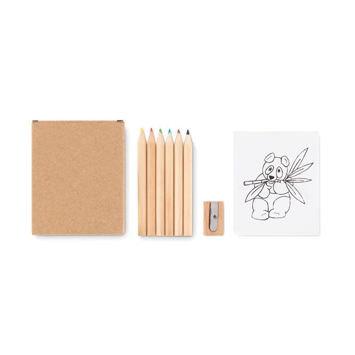 LITTLE VANGOGH – Colouring set – Beige
