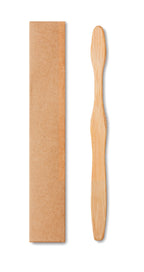 DENTOBRUSH – Bamboo toothbrush in Kraft box – item picture top