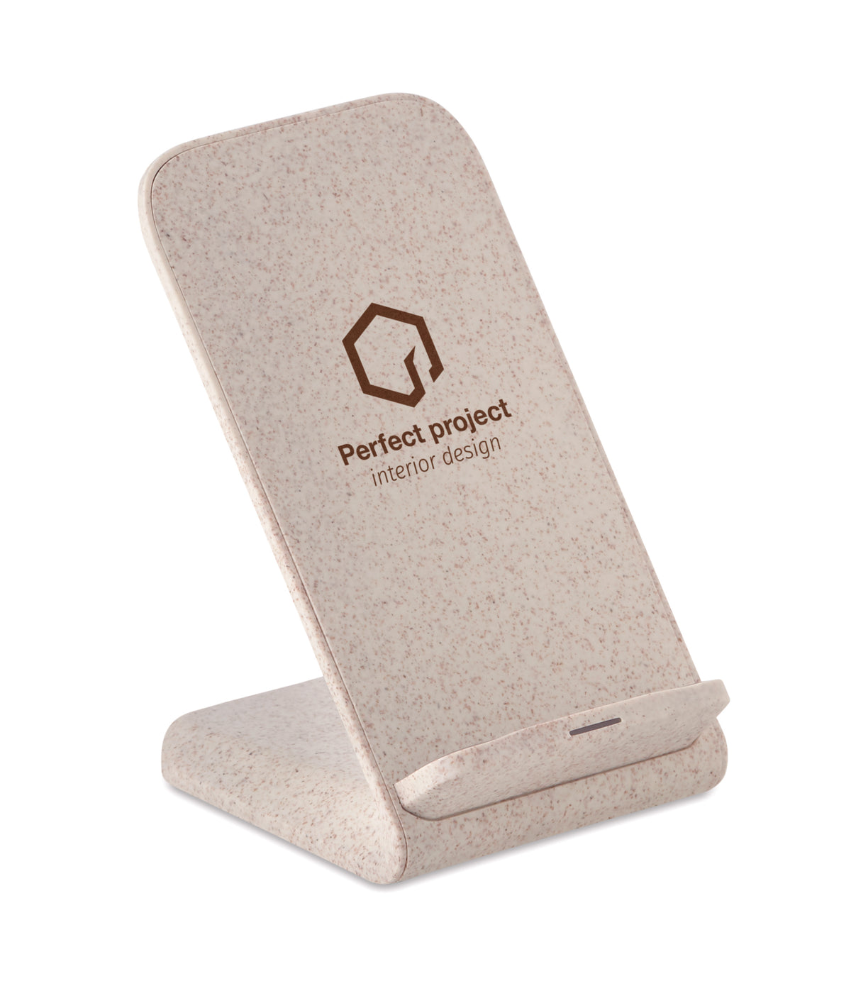 LAYABACK – Wheat straw/ABS charger std10W – item picture printed