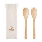 MAYEN SET – Set bamboo utensils salad – item picture printed