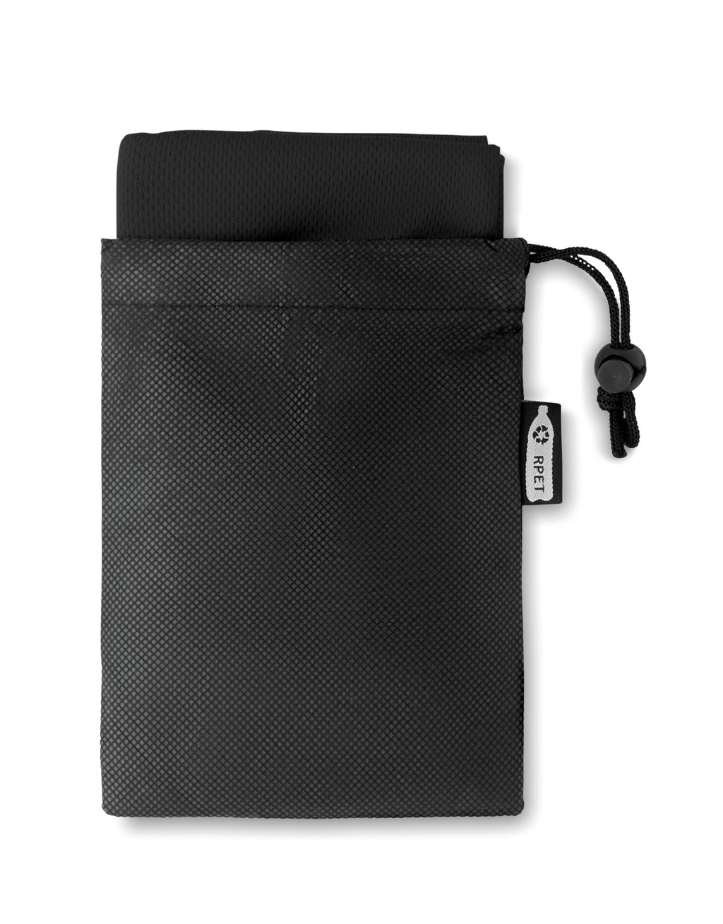 TUKO RPET – RPET sports towel and pouch – item picture back
